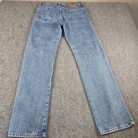 Wrangler Regular Fit Straight Leg Jeans Blue Denim 31x34 96501DS Mens - Picture 10 of 10